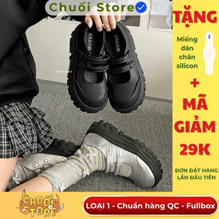 Giày lolita nữ da PU tổng hợp dệt vải đế cao su mang thoải mái nhẹ nhàng dễ thương siêu xinh
