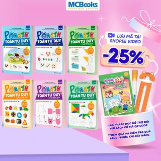 Sách - Combo Pomath Toán Tư Duy Cho Trẻ Em (Tập 1 - 6)