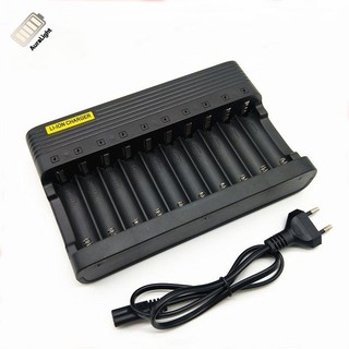 Sạc pin 18650 4.2V , sạc 10 khay và 12 Khay dùng sạc và cân áp đều