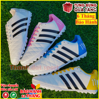 Giày Đá Bóng Sân Cỏ Nhân Tạo Toni - Giày Đá Banh Sân Phủi bám sân, khâu Full đế + Tặng Tất và băng quấn chân