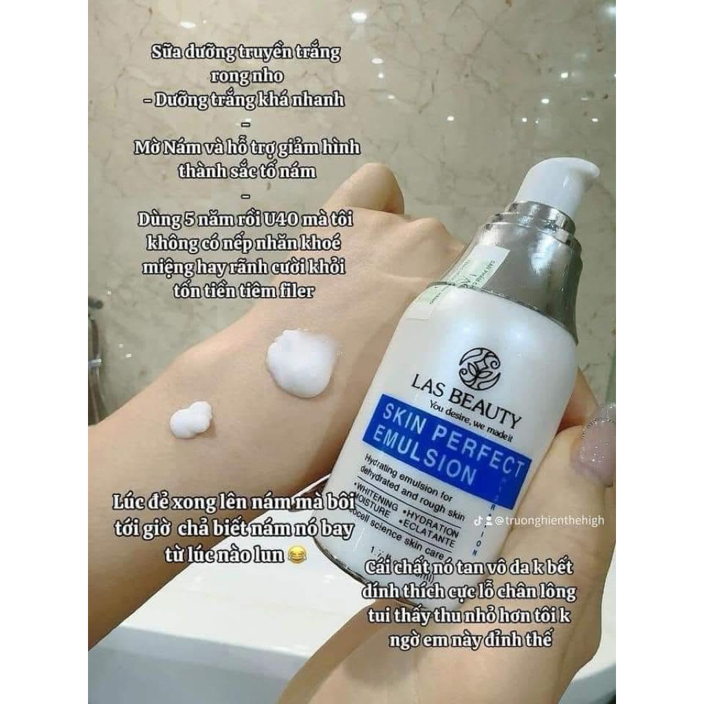 (HỎA TỐC) SỮA DƯỠNG RONG NHO LAS BEAUTY TÁI SINH, PHỤC HỒI GIÚP DA CĂNG BÓNG