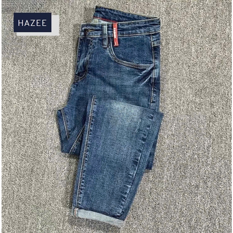 Quần Jeans SKINNY nữ dáng ôm cạp cao co giãn HAZEE