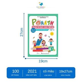 Sách - Combo Pomath Toán tư duy cho trẻ em 9 -10 tuổi (Tập 1 + Tập 2) - TKBooks
