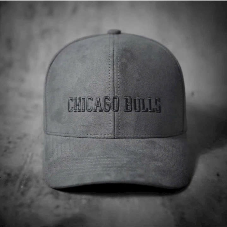 Nón kết, mũ lưỡi trai Chicago Bulls phối phối vải kaki mềm form chuẩn thời trang thể thao siêu đẹp