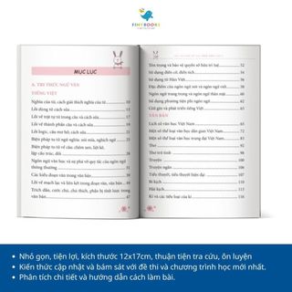 Sách - Sổ tay kiến thức Toán – Văn – Anh Lớp 6