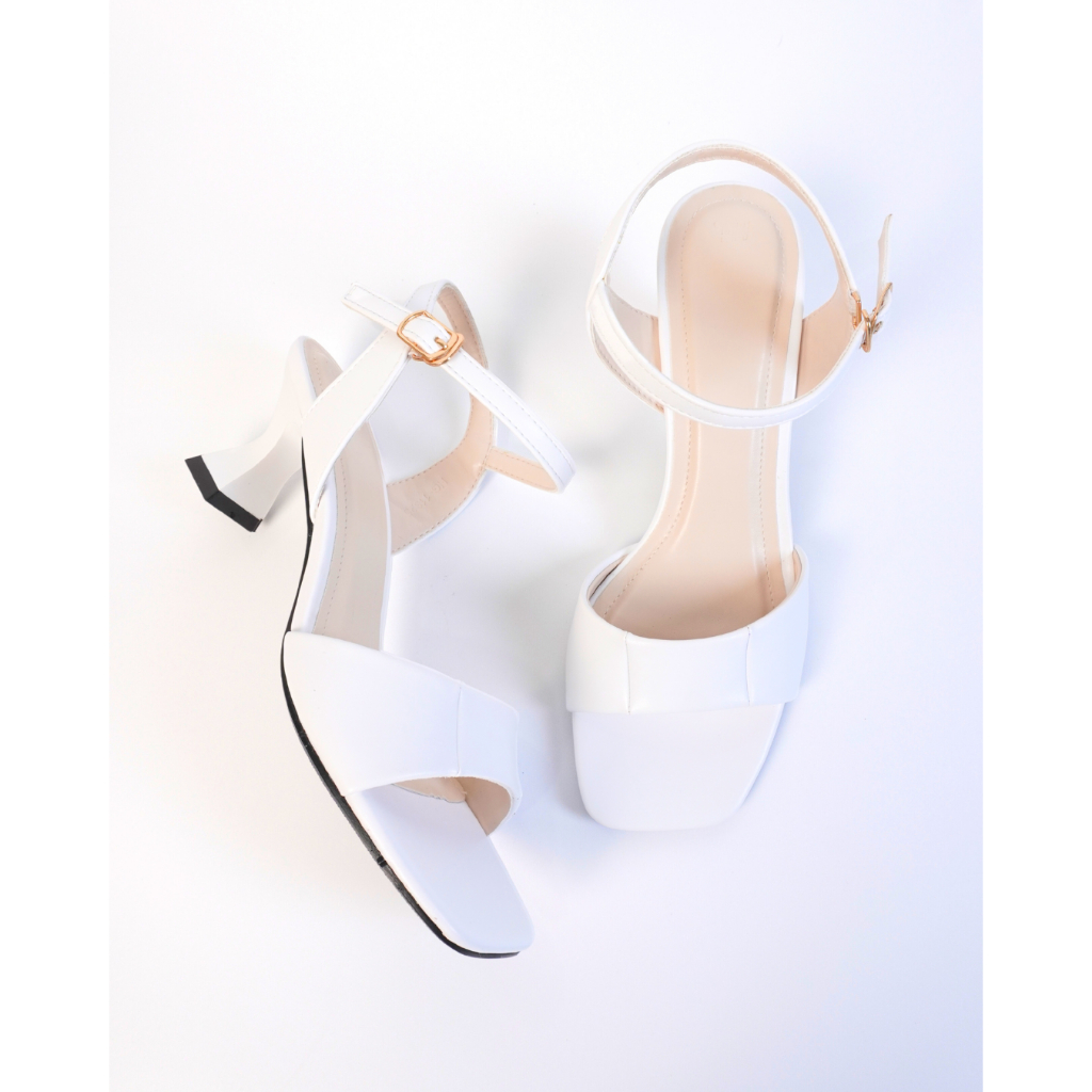 Giày Cao Gót Nữ Quai Ngang HG Fashion 5cm Da Mềm Mũi Vuông Sang Trọng HG11325