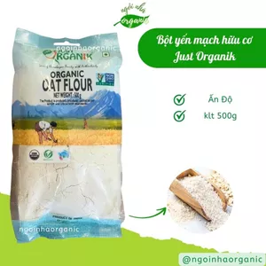 Bột yến mạch hữu cơ Pasta Natura/Just Organik Organic Whole Oat Flour
