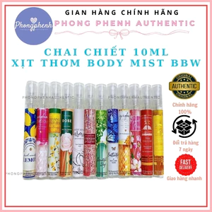 BEST SELLER 10ml xịt thơm toàn thân body mist Bath & Body Works - PHỒNG PHỀNH
