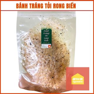 BÁNH TRÁNG TỎI RONG BIỂN (CHAY) - Cay rất ít, rong biển nhuyễn phủ đều - Ăn Vặt Ngon Lắc Lư
