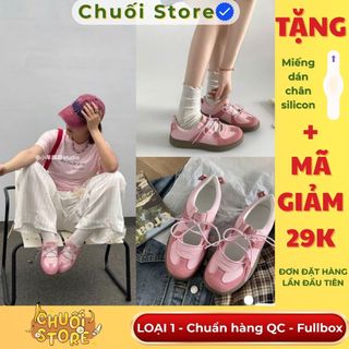 Giày thời trang nữ da PU tổng hợp dệt vải đế cao su đáng yêu hiện đại dễ phối trẻ trung