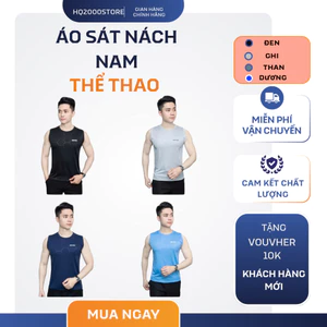 Áo Thun Sát Nách Lục Giác Nam Cao Cấp - Co Giãn 4 Chiều,Ôm Body, Thoáng Khí,Siêu Đẹp.