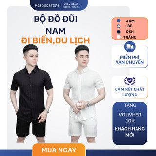 BỘ ĐỒ ĐŨI NAM CAO CẤP form Hàn,chất đũi mềm mịn, tôn dáng,trẻ trung mặc ở nhà ,đi cafe,du lịch.