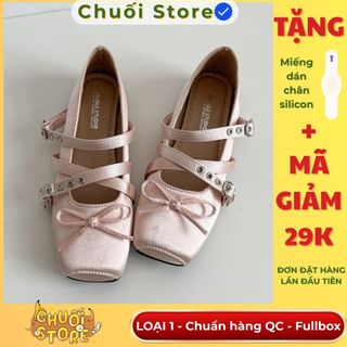 Giày bệt nữ da PU tổng hợp dệt vải đế cao su phong cách hiện đại thời trang cá tính dễ thương