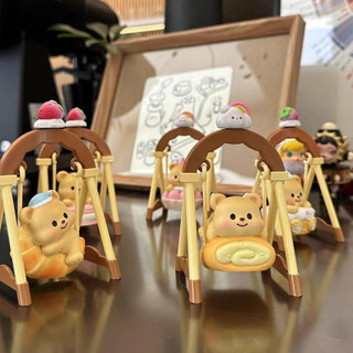 blindbox gấu bơ ngồi xích đu siêu xinh