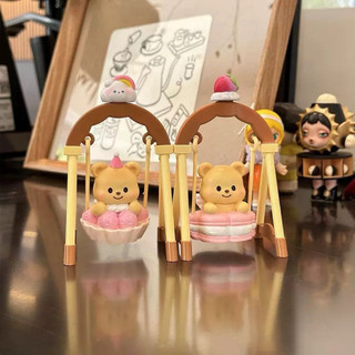 blindbox gấu bơ ngồi xích đu siêu xinh