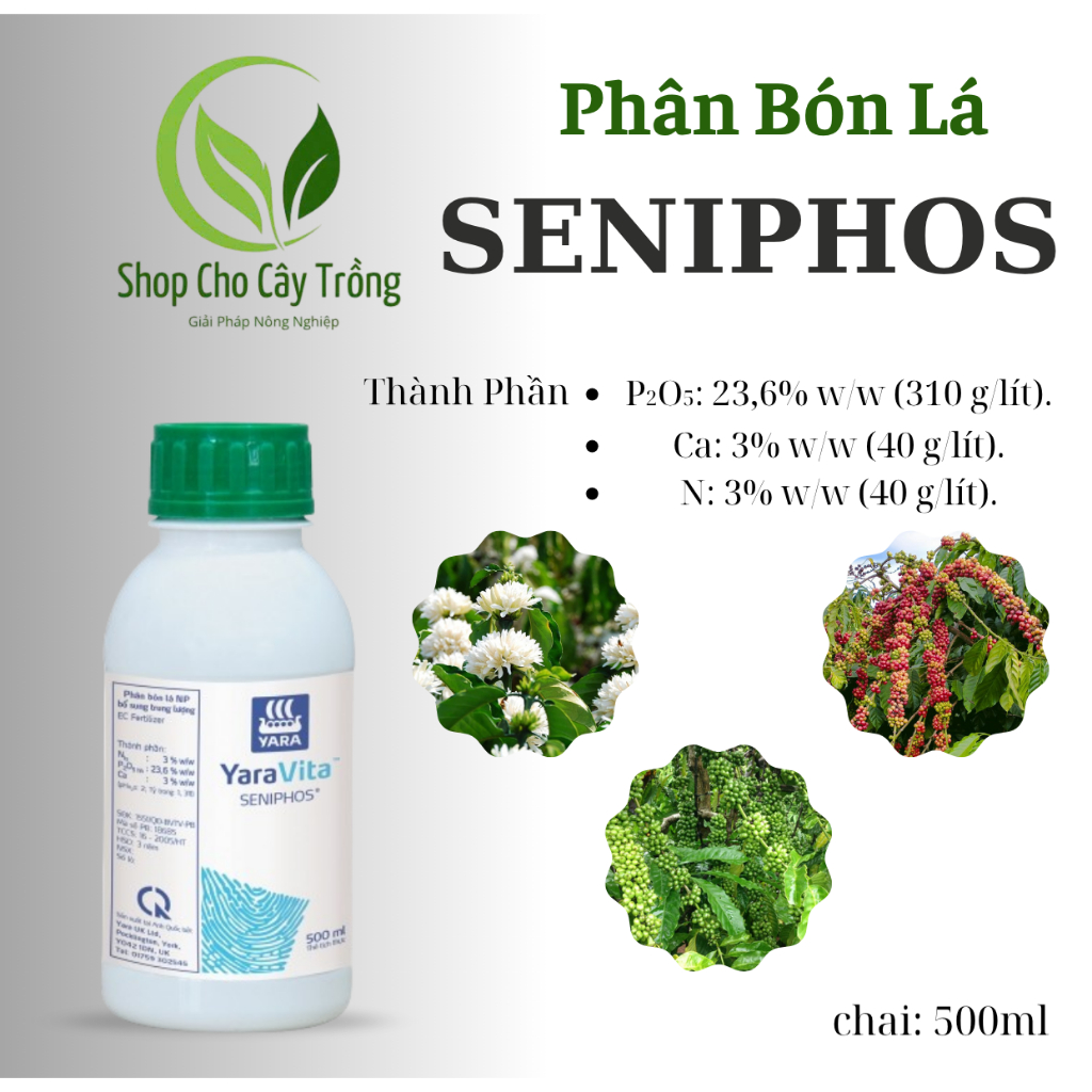 YaraVita Seniphos - Phân Bón Lá Yara - Chai : 500ML | Shopee Việt Nam