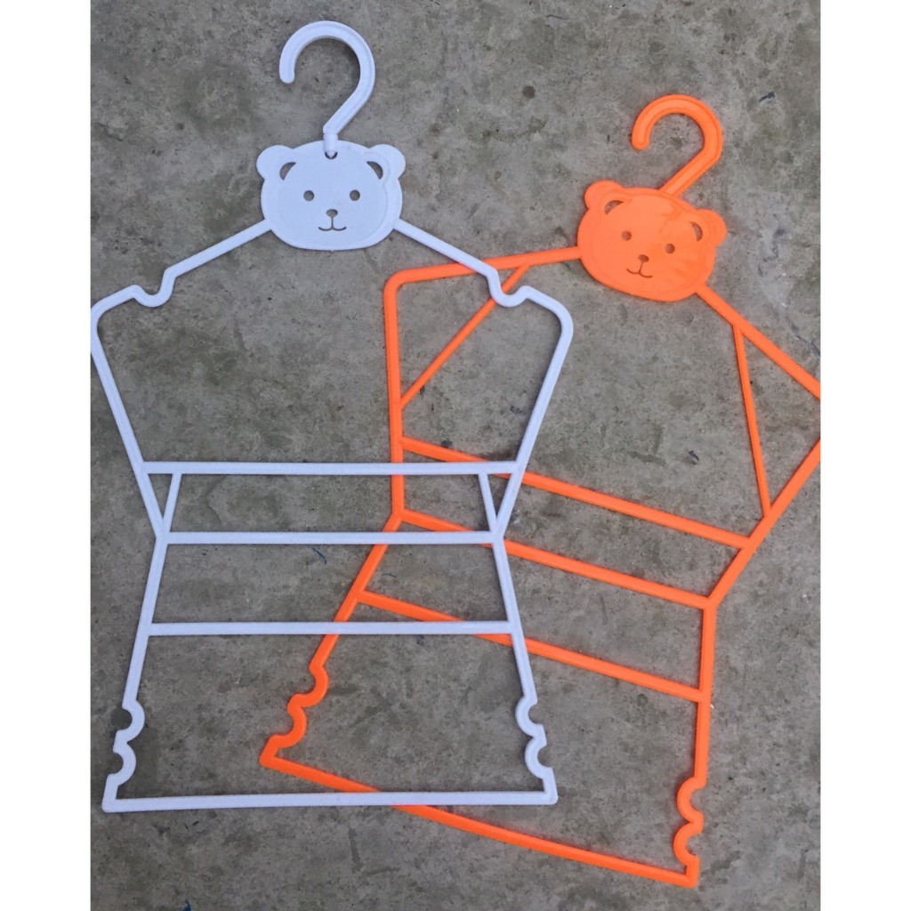 Product image (Combo 10 Cái )Móc Treo Quần Áo, Móc Bộ Bé Trẻ Em Bằng Nhựa 