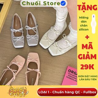 Giày bệt nữ da PU tổng hợp dệt vải đế cao su phong cách tiểu thư nữ tính dịu dàng thời trang 2026
