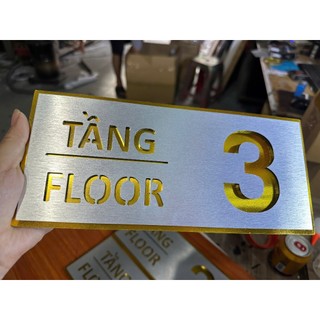 Bảng số phòng, bảng phòng ban, bảng tầng các phòng 2 lớp CNC
