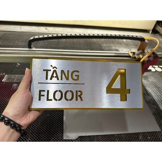 Bảng số phòng, bảng phòng ban, bảng tầng các phòng 2 lớp CNC
