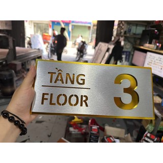 Bảng số phòng, bảng phòng ban, bảng tầng các phòng 2 lớp CNC