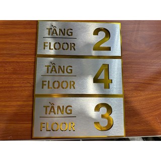 Bảng số phòng, bảng phòng ban, bảng tầng các phòng 2 lớp CNC