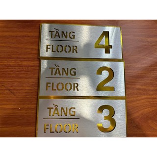 Bảng số phòng, bảng phòng ban, bảng tầng các phòng 2 lớp CNC