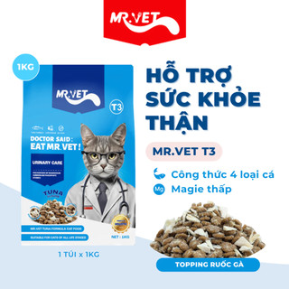 Hạt MR VET T1,T2,T3,T4 Thức Ăn Dạng Hạt MrVet hù Hợp Mọi Lứa Tuổi Của Mèo - Pet Hub