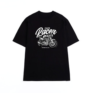 Áo thun oversize nam nữ Arttee mẫu Cafe Racer – Cotton 100% 250gsm, in bền đẹp
