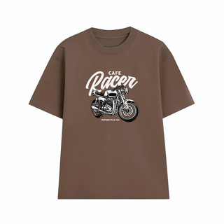 Áo thun oversize nam nữ Arttee mẫu Cafe Racer – Cotton 100% 250gsm, in bền đẹp