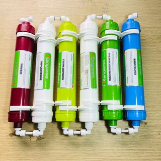 Trọn bộ 10 lõi lọc dành cho Máy lọc nước RO Kangaroo KG116I 10 lõi
