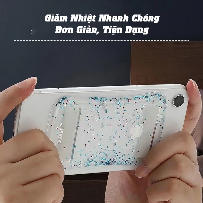 Miếng Dán Làm Mát Bằng Đá Hút Nhiệt Cho Điện Thoại, Máy Tính Bảng Chơi Game Giảm Nhiệt Nhanh Chóng