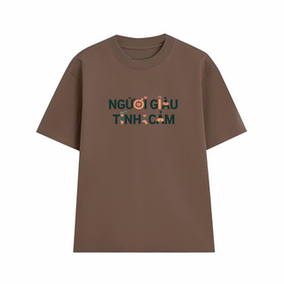 Áo thun oversize nam nữ Arttee mẫu Người Giàu Tình Cảm – Cotton 100% 250gsm, in bền - Trend Hài Hước