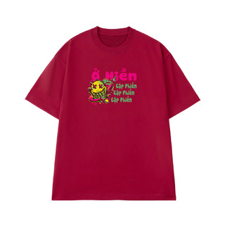 Áo thun oversize nam nữ Arttee mẫu Ở Hiền Gặp Phiền – Cotton 100% 250gsm, in bền - Trend Hài Hước