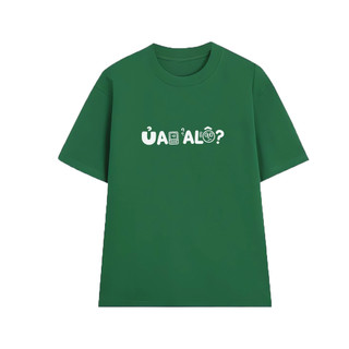 Áo Thun In Chữ Ủa Alo Hài Hước Nam Nữ Unisex Cổ Tròn In Slogan Hot Trend Hài Hước Local Brand Arttee