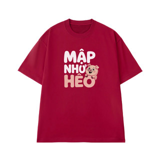 Áo thun oversize nam nữ Arttee mẫu Mập Như Heo – Cotton 100% 250gsm, in bền đẹp - Trend Hài Hước