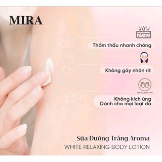 SỮA DƯỠNG TRẮNG DA AROMA 480ml A469