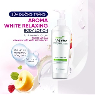 SỮA DƯỠNG TRẮNG DA AROMA 480ml A469