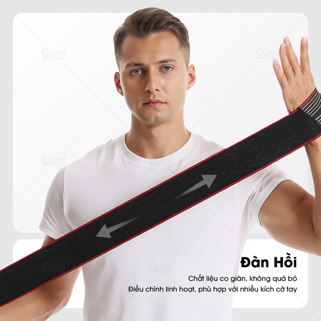 [1 Đôi] Băng Quấn Bảo Vệ Cổ Tay Aolikes A-1540 - Dây Quấn Xỏ Ngón Tập Gym Đàn Hồi - AL1540