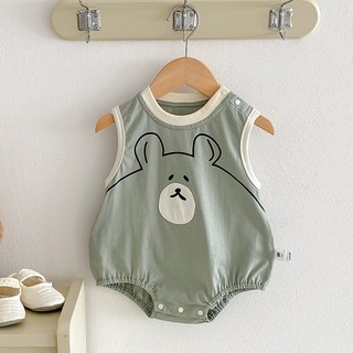 Body Chip Cho Bé, Bodysuit Ba Lỗ Sát Nách Cotton Cao Cấp Mùa Hè Cho Bé Trai Bé Gái 3-12kg PL06