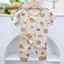 Bộ Cộc Quần Dài Thun Lanh cho bé từ 6 -16kg may rộng rãi, vải mềm mát co giãn tốt - MS91