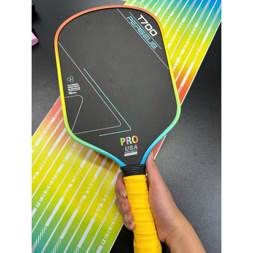 Dán viền vợt Pickleball Joola Pro Perseus IV 16mm 14mm nhiều màu sợi carbon giả lập bản mới nhất2025