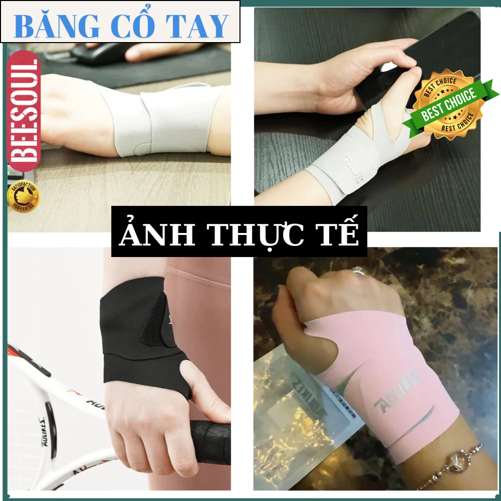 Băng quấn Cổ Tay Chống Chấn Thương Aolikes Siêu Mỏng Hỗ Trợ Giảm Đau Viêm Khớp Chuyên Dụng 1 Chiếc