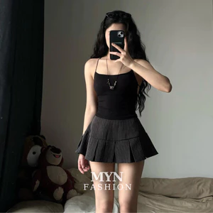 Chân váy xếp ly dáng ngắn, chân váy ngắn xếp ly to Y2K chất liệu tuytsy 2 lớp dày đẹp hàng loại 1 [MYN221]