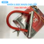 Khoá chữ U chống trộm bọc caosu PP, khóa U inox U bọc nhựa cao su, Khóa U xe máy loại 1