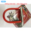 Khoá chữ U chống trộm bọc caosu PP, khóa U inox U bọc nhựa cao su, Khóa U xe máy loại 1