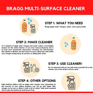 Giấm táo hữu cơ Bragg Organic Raw Apple Cider Vinegar có con giấm