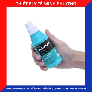 Dung dịch vệ sinh phụ khoa Betadine chai 125ml