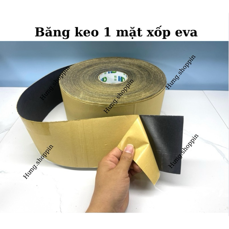 Băng keo xốp EVA 1 mặt dán cell pin 18650-21700 (dày 1mm rộng 110mm ...