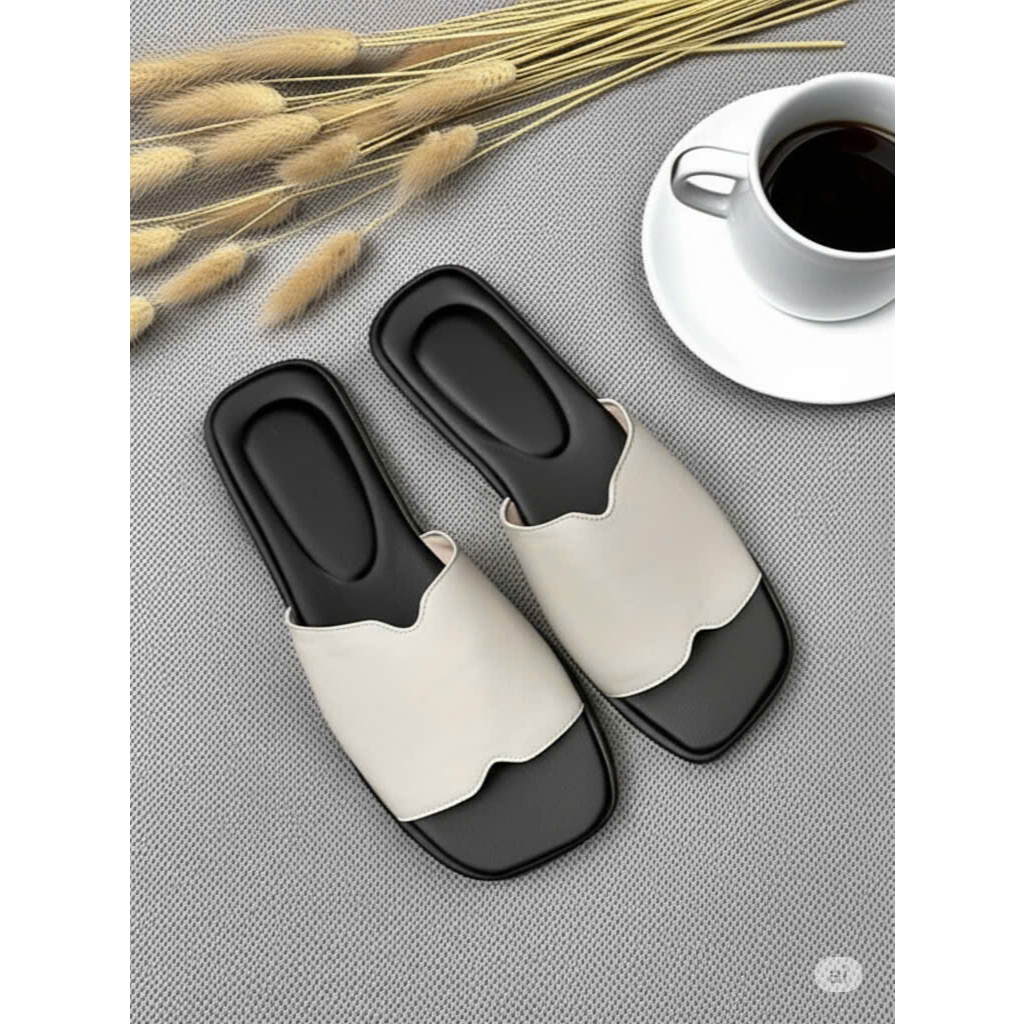 [ HOT ] Dép lê quai ngang nữ thời trang TRƠN . ( ĐẶT LÙI SIZE ) Hàng sẵn kho từ 35-39